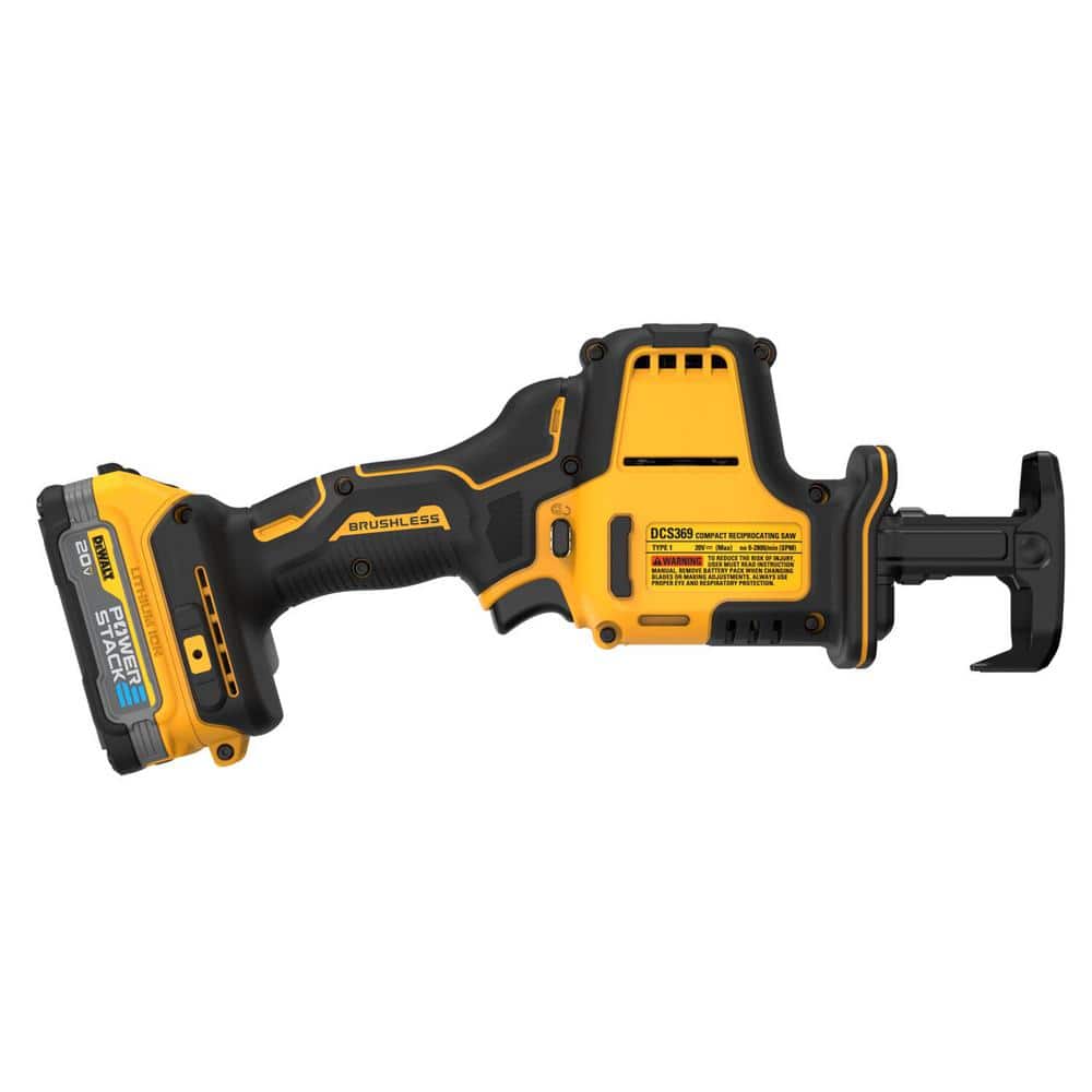 DEWALT Atomic 20V MAX Cordless Brushless Reciprocating Saw and Ratchet Kit with Battery and Charger - Image 3