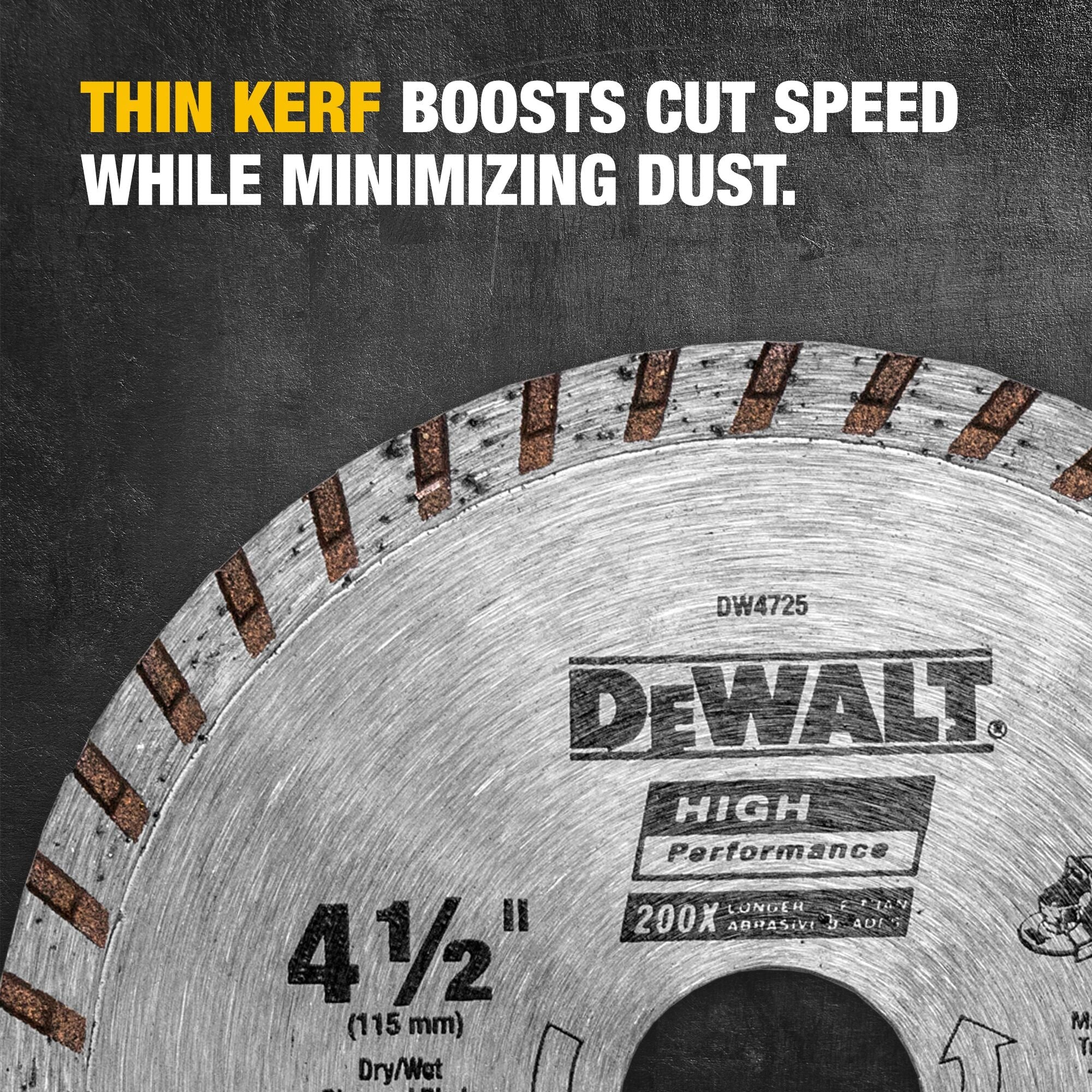 DEWALT Diamond 4.5-in Grinding Wheel, DW4725 - Image 5