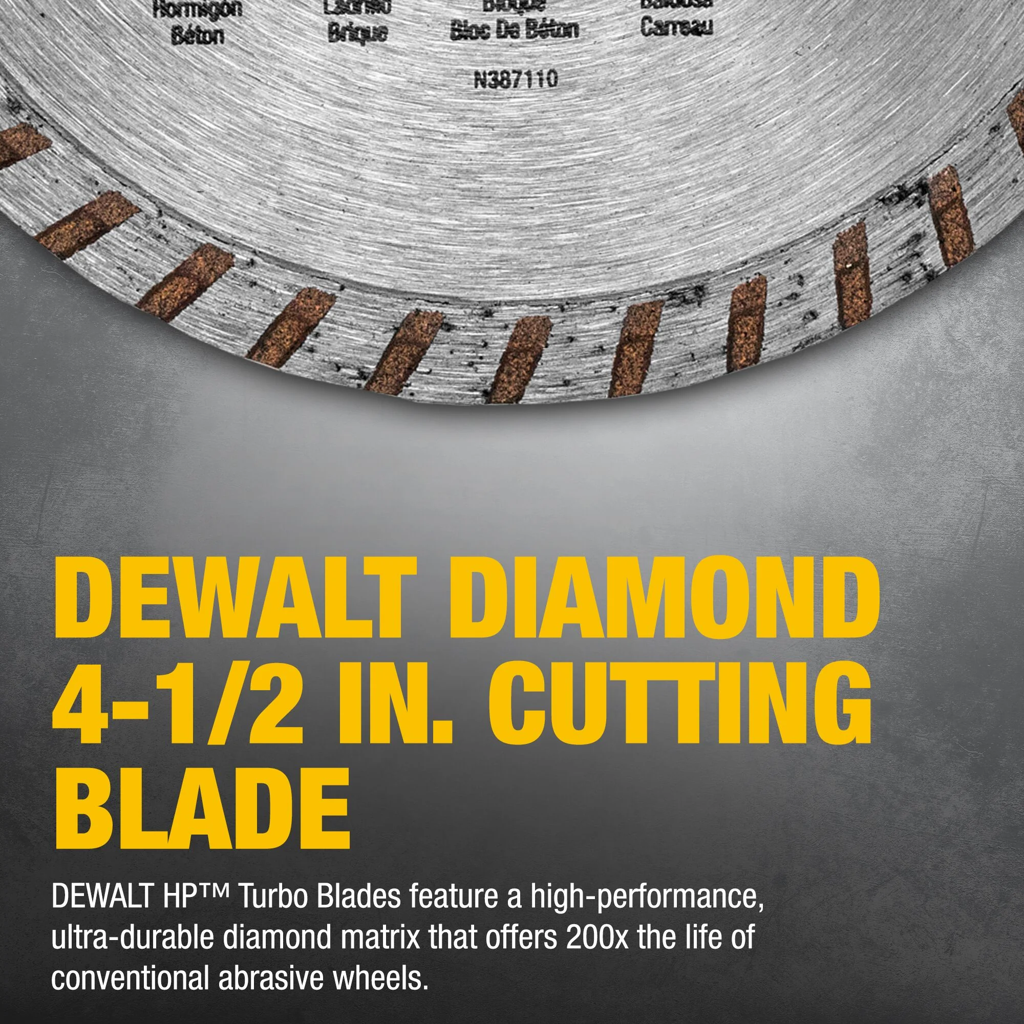 DEWALT Diamond 4.5-in Grinding Wheel, DW4725 - Image 6