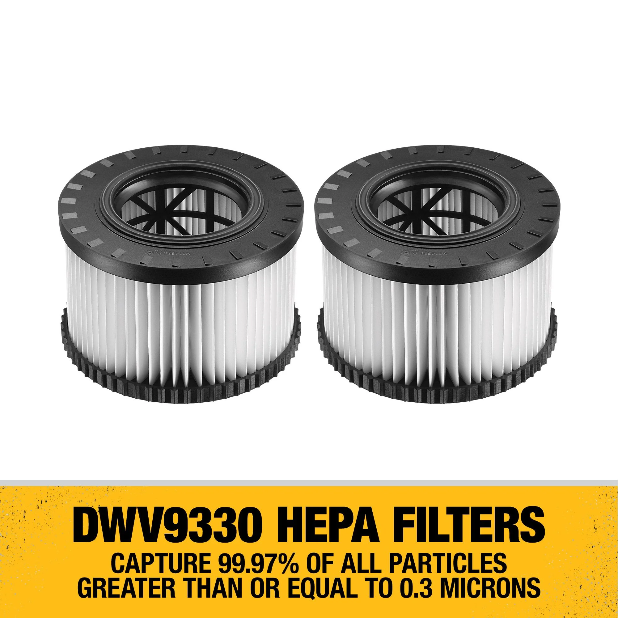 DEWALT DWV010 8-Gallon Portable Wet/Dry HEPA Dust Extractor Vacuum, 150 CFM, 15A, 15-ft Anti-Static Hose - Image 2