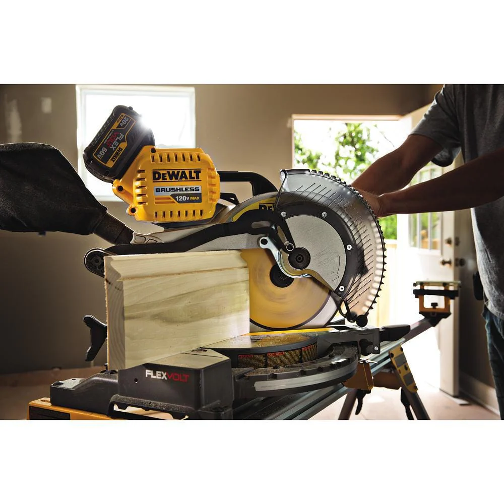 DEWALT FLEXVOLT 12 in. 60-Teeth Carbide-Tipped Miter Saw Blade (2-Pack) - Image 6