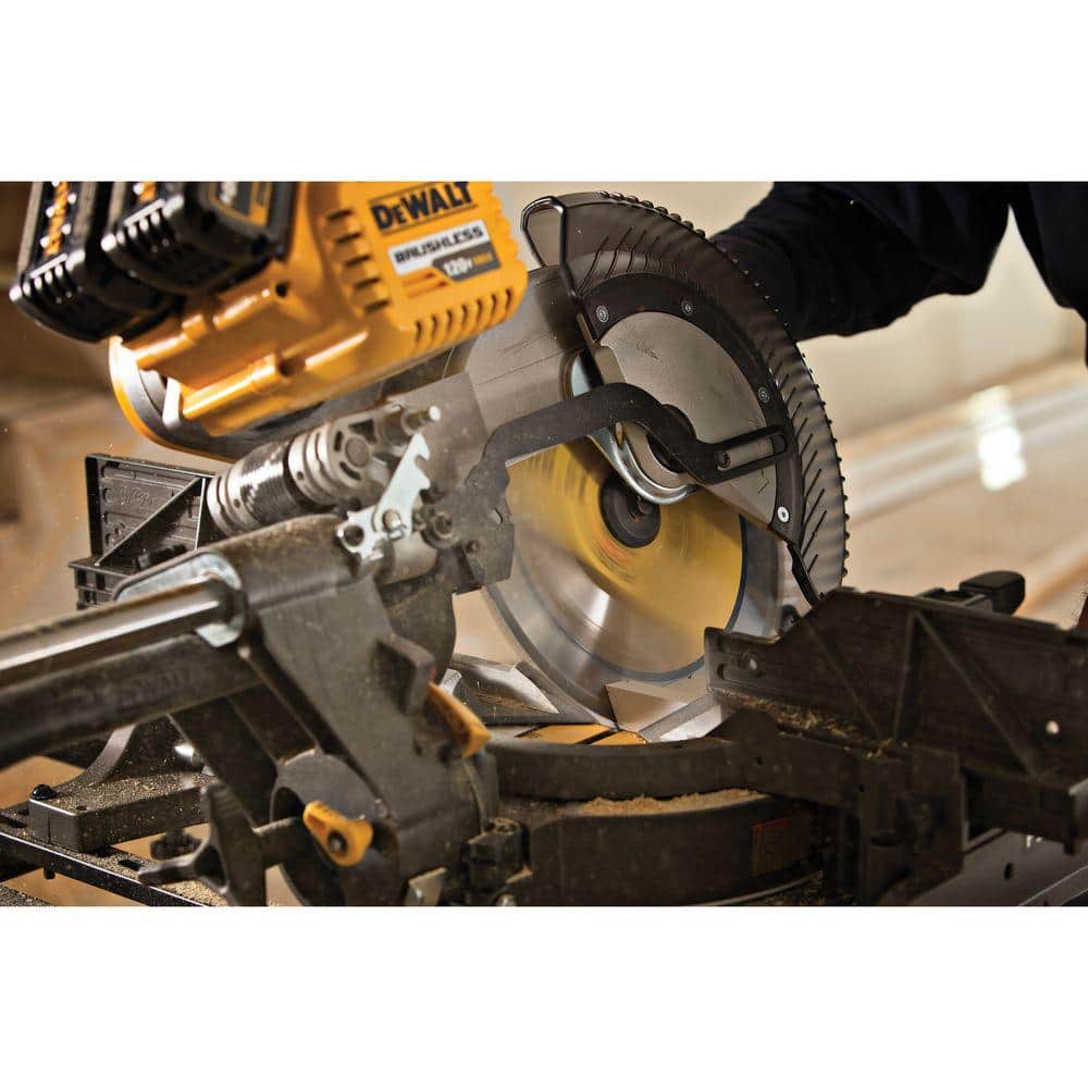 DEWALT FLEXVOLT 12 in. 60-Teeth Carbide-Tipped Miter Saw Blade (2-Pack) - Image 8