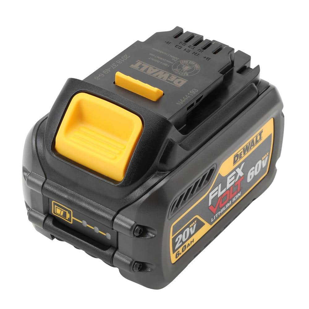 DEWALT FLEXVOLT 20V/60V MAX Lithium‑Ion 6.0Ah Battery Pack with 6-Amp Output Charger (DCB606C) - Image 3