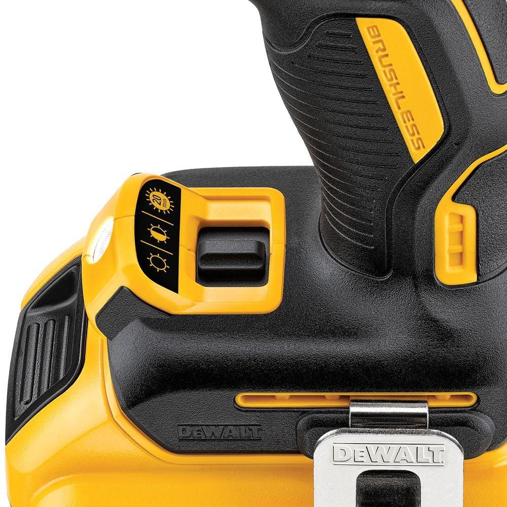 DEWALT FLEXVOLT 60V MAX Brushless 7-1/4 in. Circular Saw with (2) Batteries and Bonus 20V MAX XR 1/2 in. Hammer Drill, Combo Kit DCK293D1X1 - Image 3