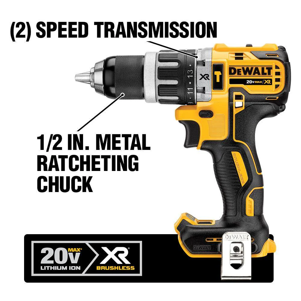 DEWALT FLEXVOLT 60V MAX Brushless 7-1/4 in. Circular Saw with (2) Batteries and Bonus 20V MAX XR 1/2 in. Hammer Drill, Combo Kit DCK293D1X1 - Image 4