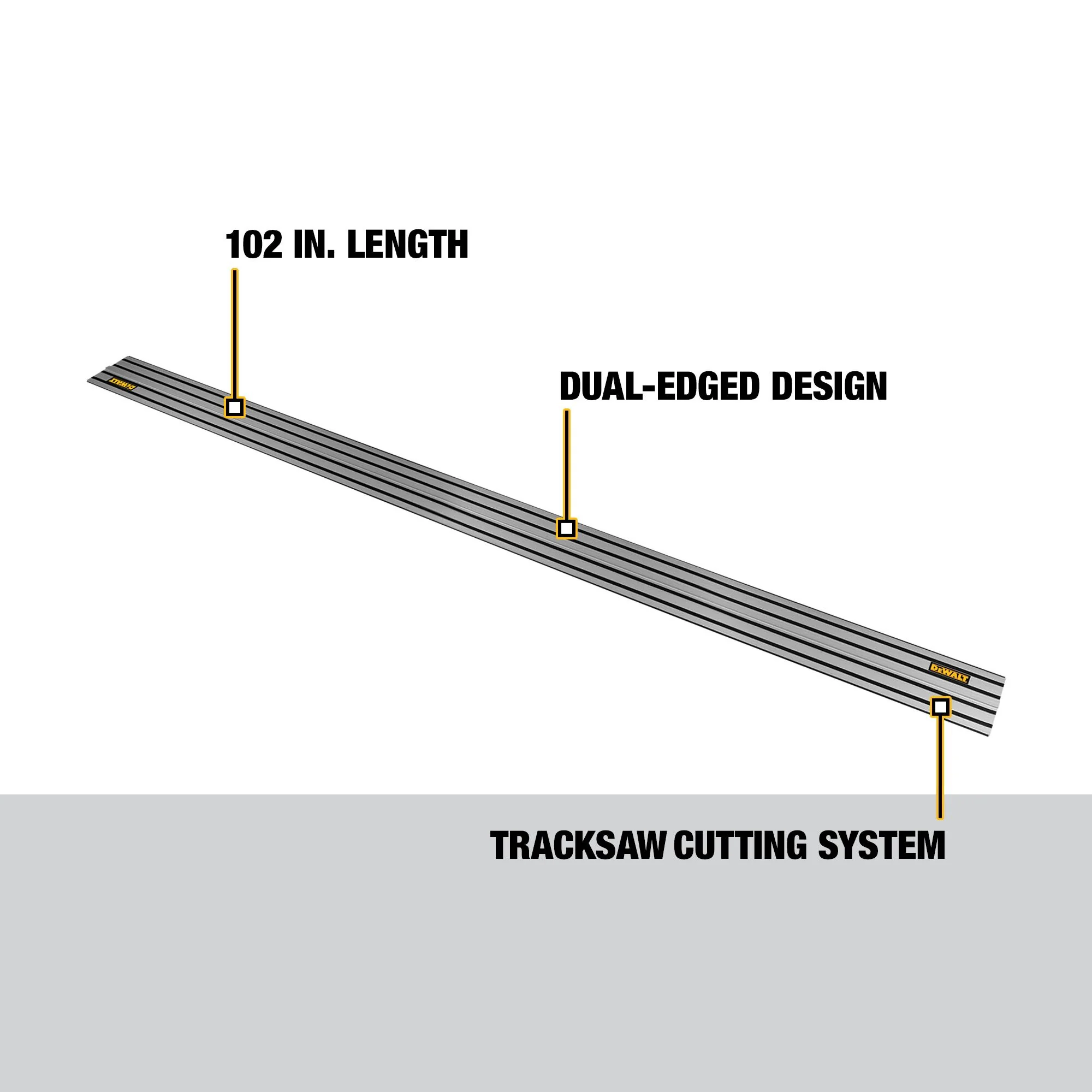 DEWALT Guide Rail, 102-in TrackSaw Cutting System - Image 2