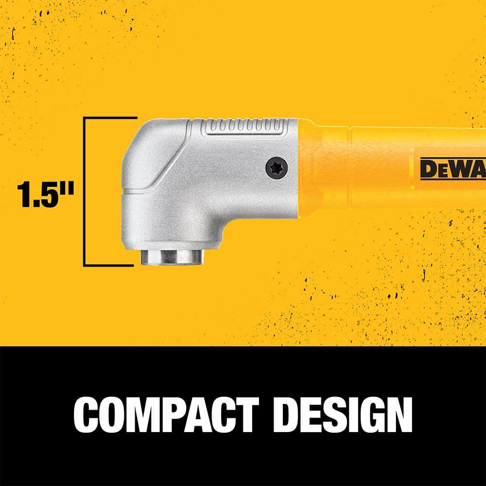 DEWALT MAXFIT Right Angle Magnetic Attachment, 1/4 in. Hex, Compact 1-1/2 in. Front-to-Back - Image 5