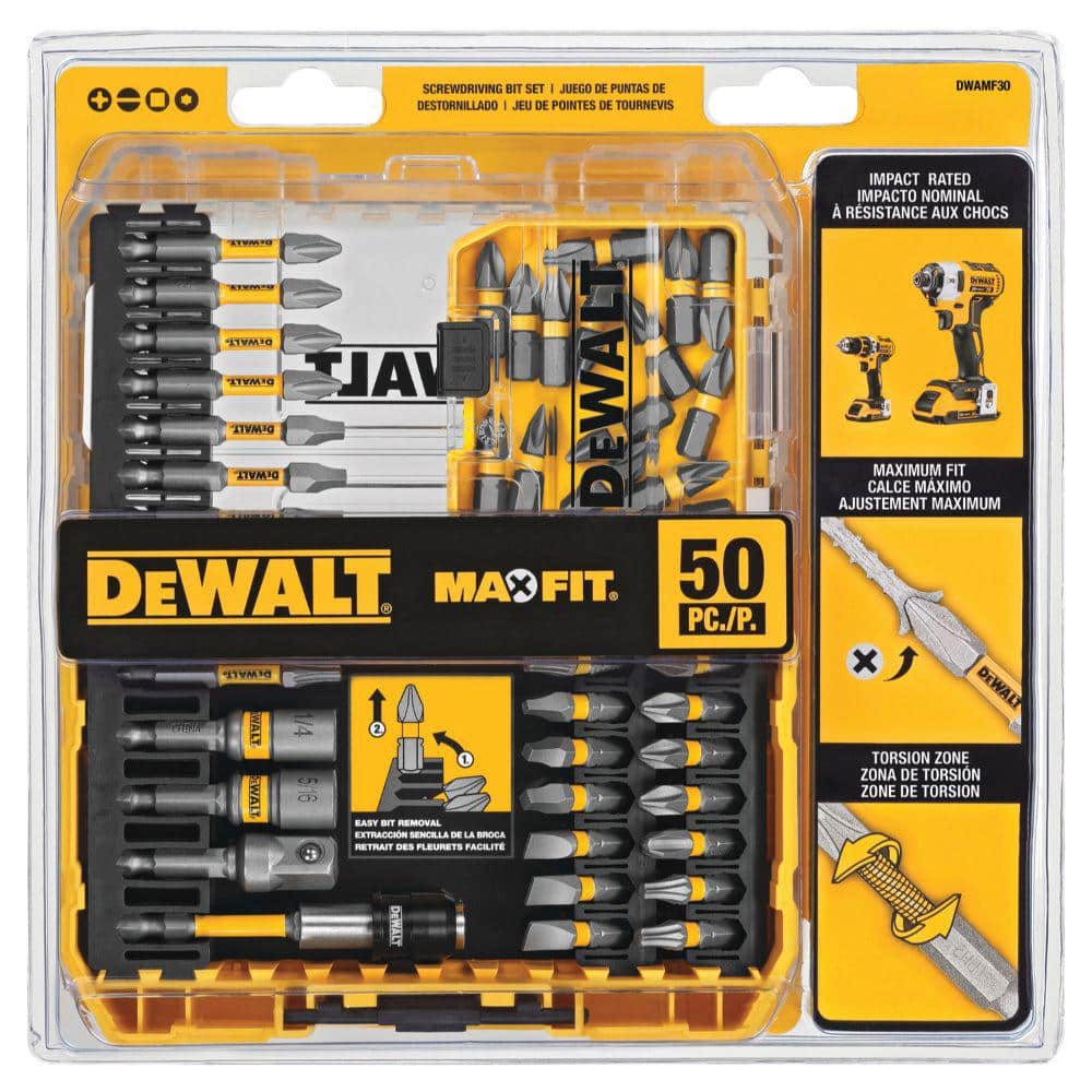 DEWALT MAXFIT Screwdriving Drill Bit Set, 50-Piece (DWAMF50) - Image 3