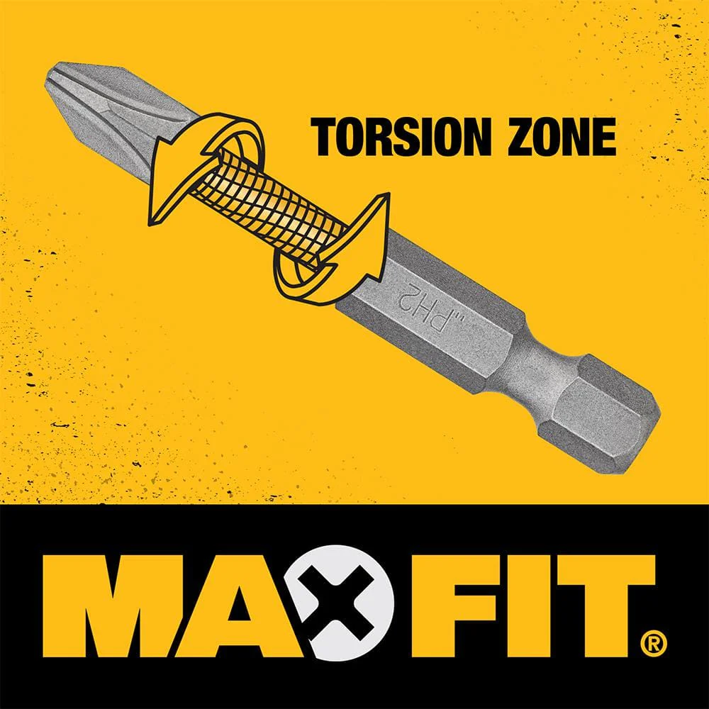DEWALT MAXFIT Screwdriving Drill Bit Set, 50-Piece (DWAMF50) - Image 6
