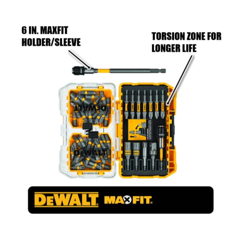 DEWALT MAXFIT Screwdriving Drill Bit Set, 60-Piece (DWAMF60) - Image 2