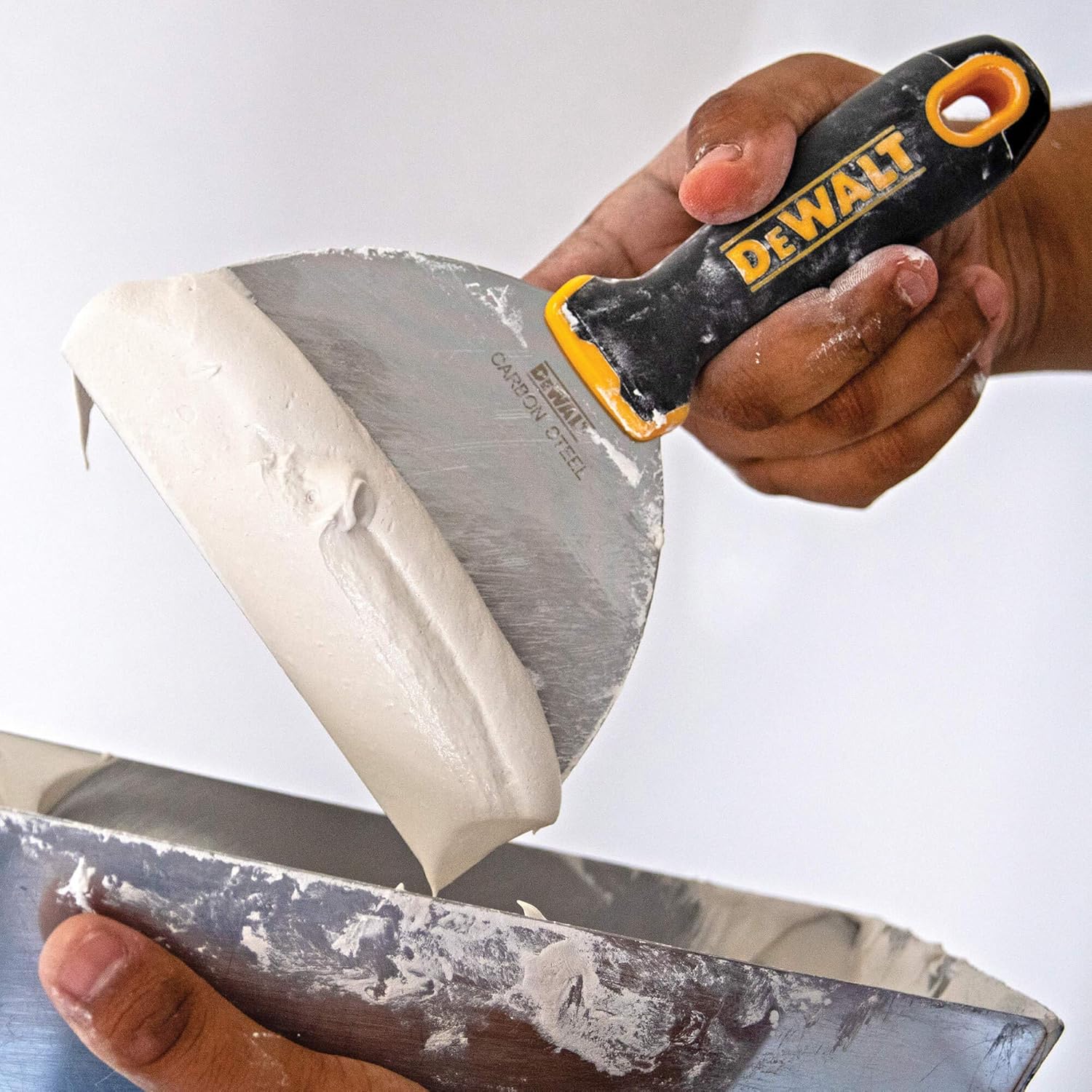 DEWALT Stainless Steel Deluxe Joint/Putty Knife Set with Soft Grip Handles, 3–10 Inch, DXTT-3-139 - Image 2