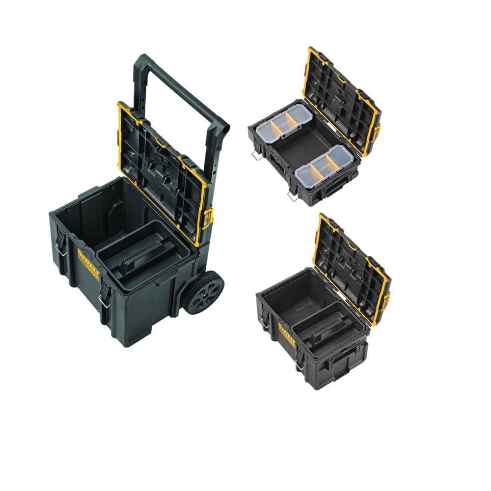 DEWALT TOUGHSYSTEM 2.0 Small Tool Box with Bonus 22 in. Medium Tool Box and 24 in. Mobile Tool Box (3-Piece Set) - Image 2