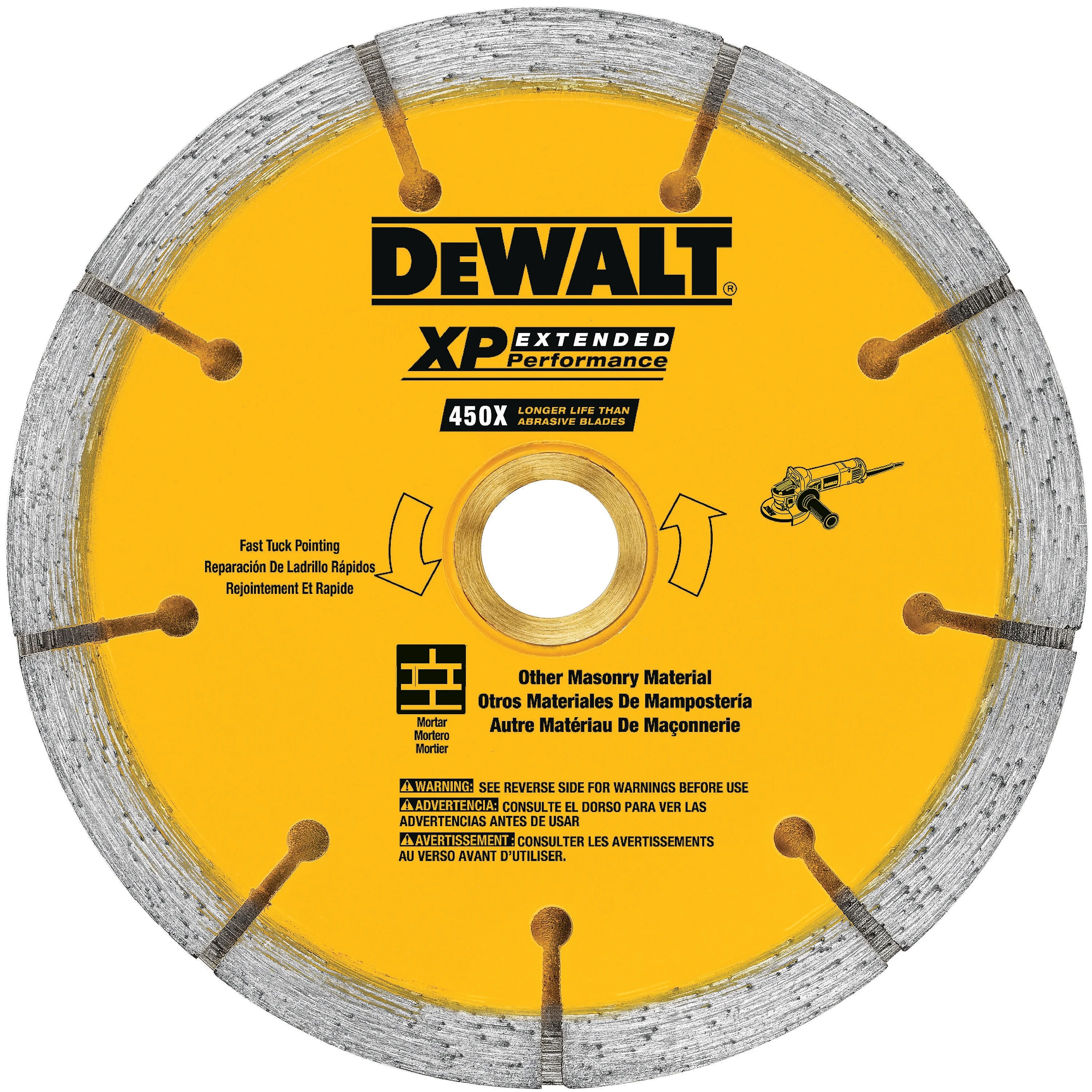 DEWALT XP Diamond 4-1/2-in Segmented Cut-Off Wheel (DW4740S)