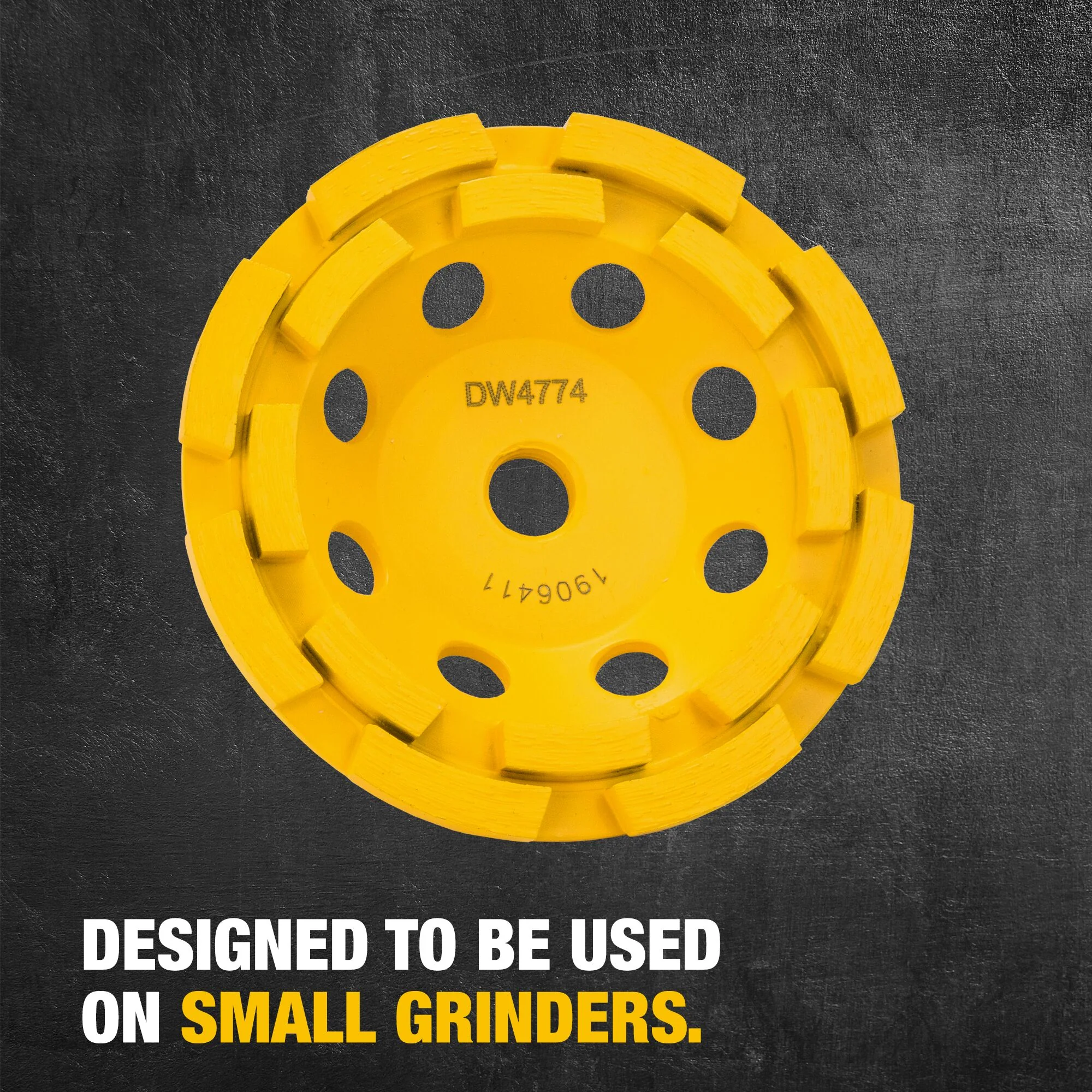 DEWALT XP Extended Performance Diamond 4.5-in Cup Wheel - Image 3