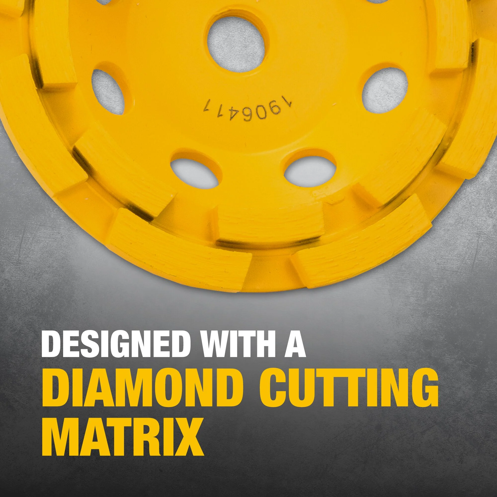 DEWALT XP Extended Performance Diamond 4.5-in Cup Wheel - Image 5