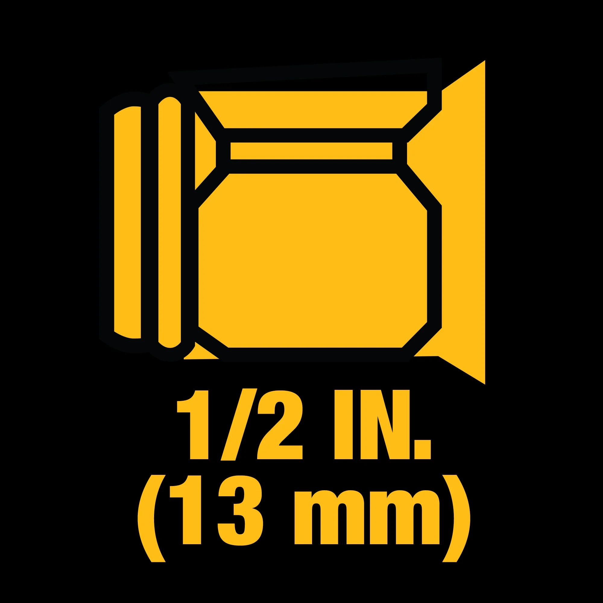DEWALT XR 20-Volt MAX Brushless 1/2-in Cordless Impact Wrench Kit with 5.0Ah Battery & Charger - Image 6