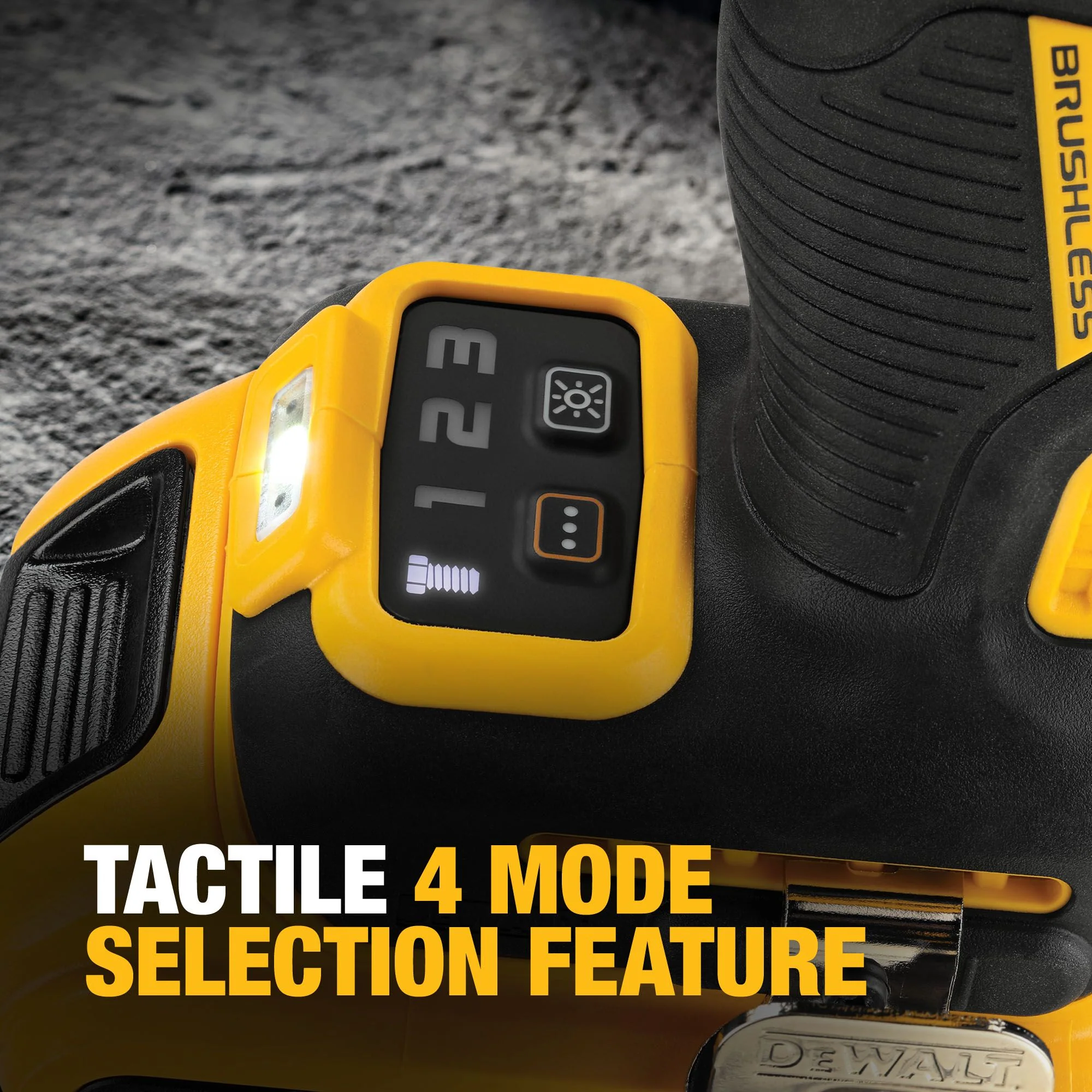DEWALT XR 20-Volt MAX Brushless 1/2-in Drive Variable-Speed Cordless Impact Wrench (Bare Tool) - Image 7