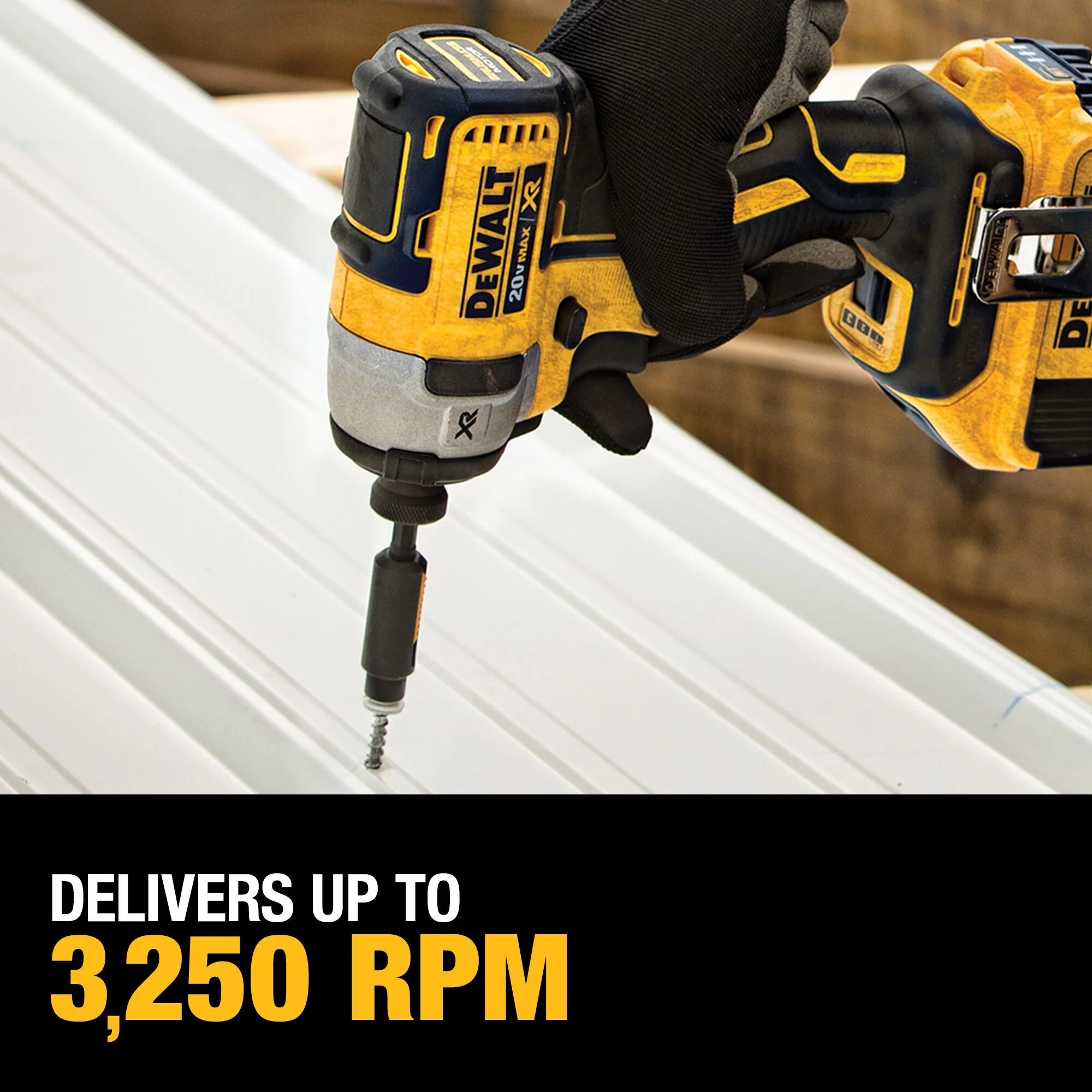DEWALT XR 20-Volt MAX Brushless Cordless Impact Driver, 3-Speed, with 2 XR 4.0Ah Batteries, Charger & Hard Case - Image 6