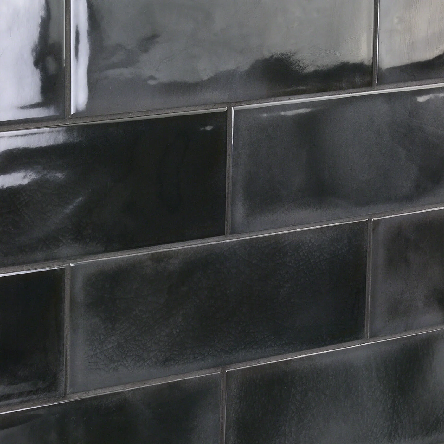 Diesel Camp Smoke Black 4x12 Glossy Ceramic Subway Tile - Lux Tile - Image 6