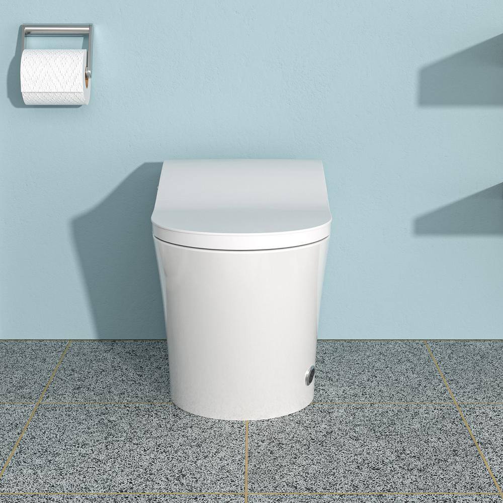 Dimakai Elongated Heated Seat Bidet Toilet with Foot Sensor Flush and LED Display - Image 2