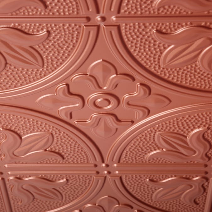Dimensions 4-ft x 2-ft Copper Polystyrene Surface-mount Ceiling Tile (1-Pack, 8-sq ft / Case) - Image 2