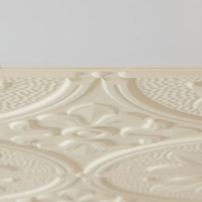 Dimensions 4-ft x 2-ft Creme Polystyrene Surface-mount Ceiling Plank (1-Pack, 8-sq ft / Case) - Image 3