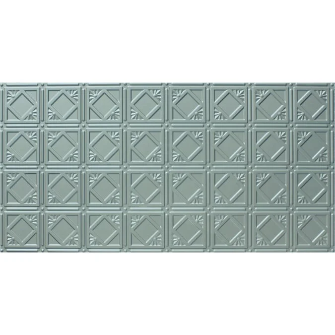 Dimensions 4-ft x 2-ft Nickel Polystyrene Surface-mount Ceiling Tile (1-Pack, 8-sq ft / Case)