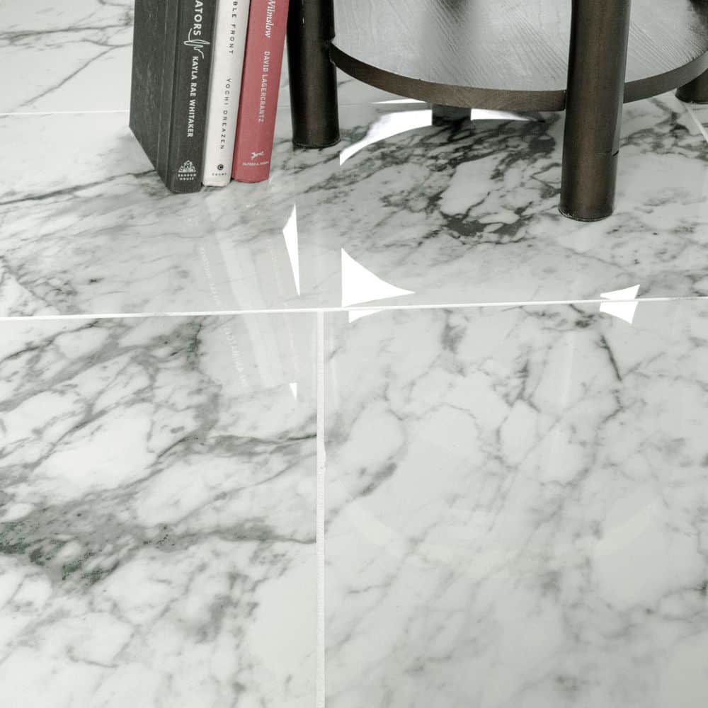 Donatello 16 in. x 32 in. Polished Porcelain Marble Look Floor and Wall Tile (14.2 sq. ft./Case) - Image 5