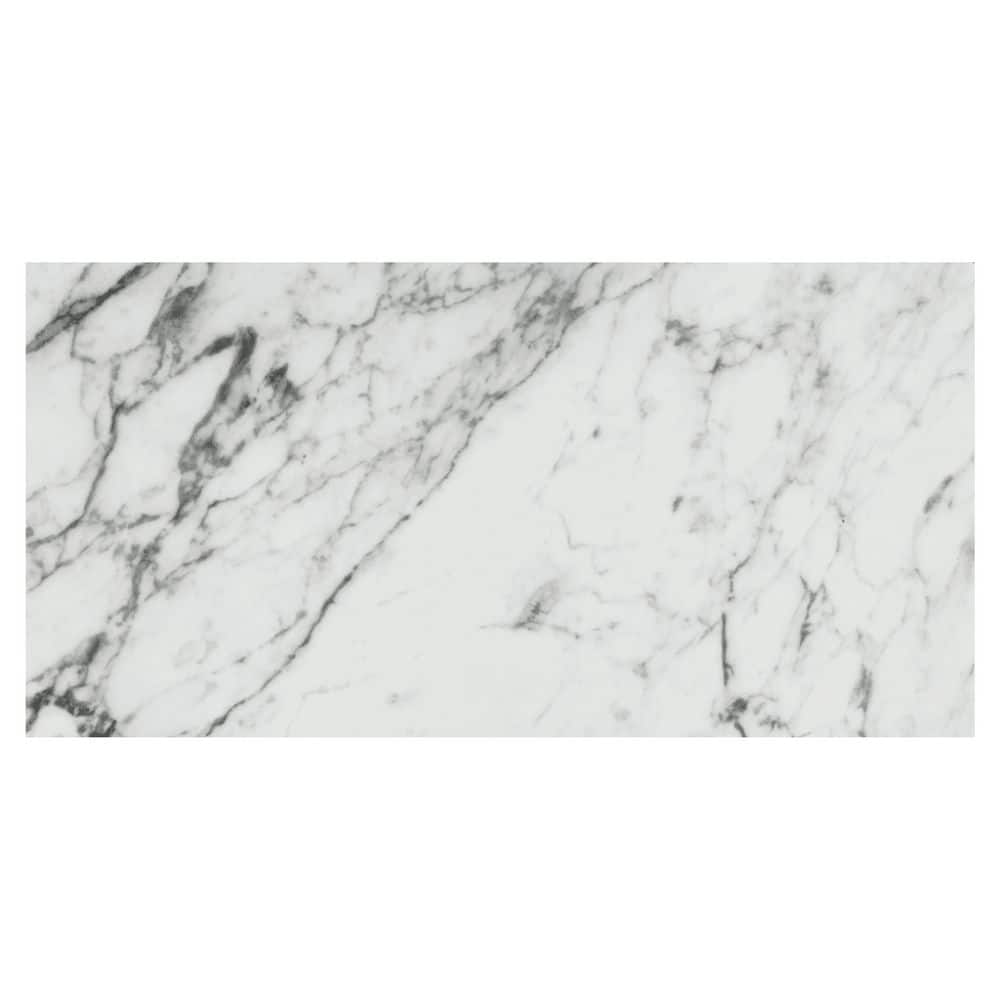 Donatello 16 in. x 32 in. Polished Porcelain Marble Look Floor and Wall Tile (14.2 sq. ft./Case) - Image 6
