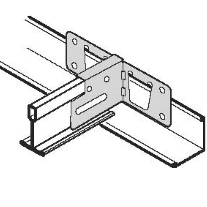 DONN Brand Metal Clip for Ceiling Tile Support, Commercial/Residential, Chrome Finish, 7.65-in x 7.65-in, Pack of 30 - Image 4