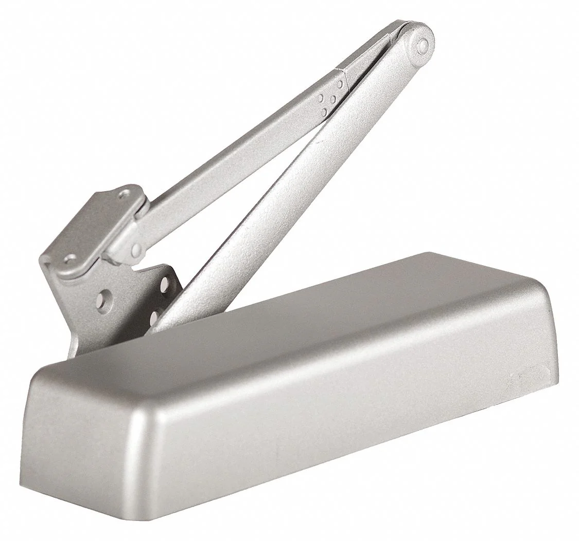 DORMAKABA Heavy Duty Grade 1 Door Closer, Aluminum Finish, Adjustable Mount