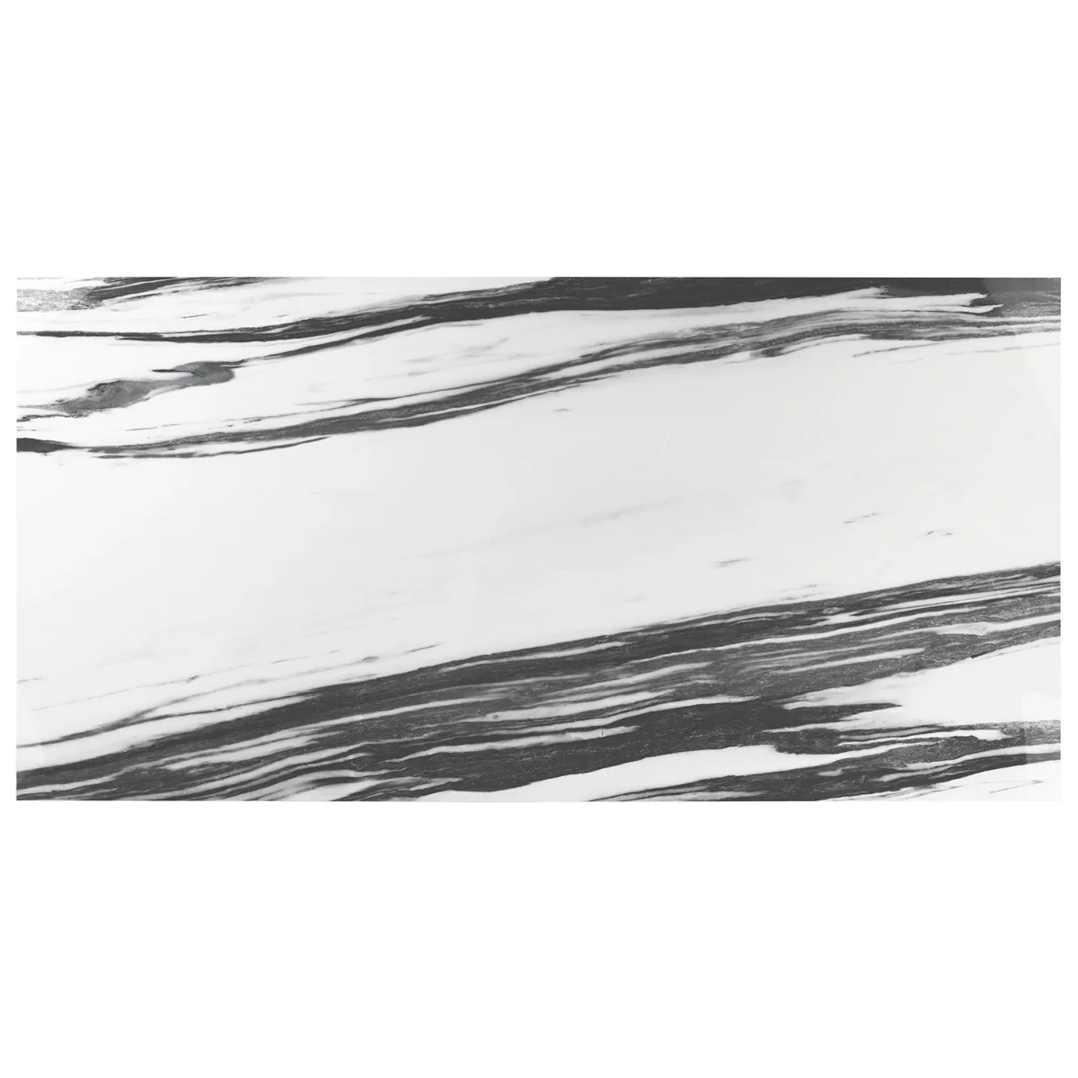 Drama Fall Black & White 24x48 Polished Porcelain Tile - Lux Tile - Image 3