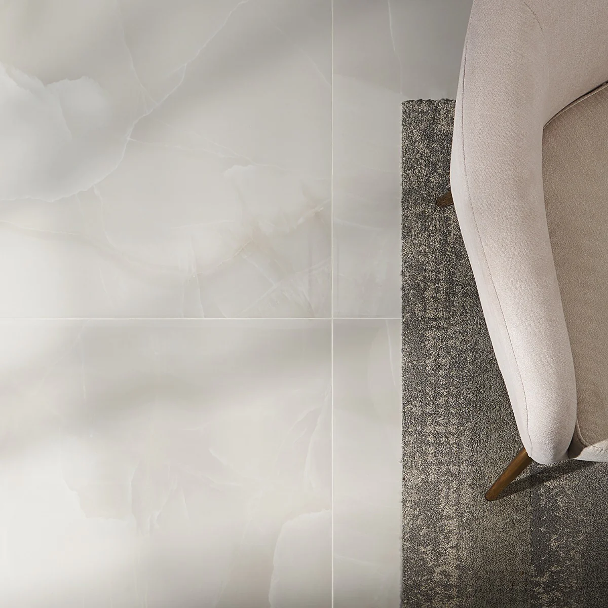 DreamStone Aztec Onyx Bianco 24x48 Polished Porcelain Tile