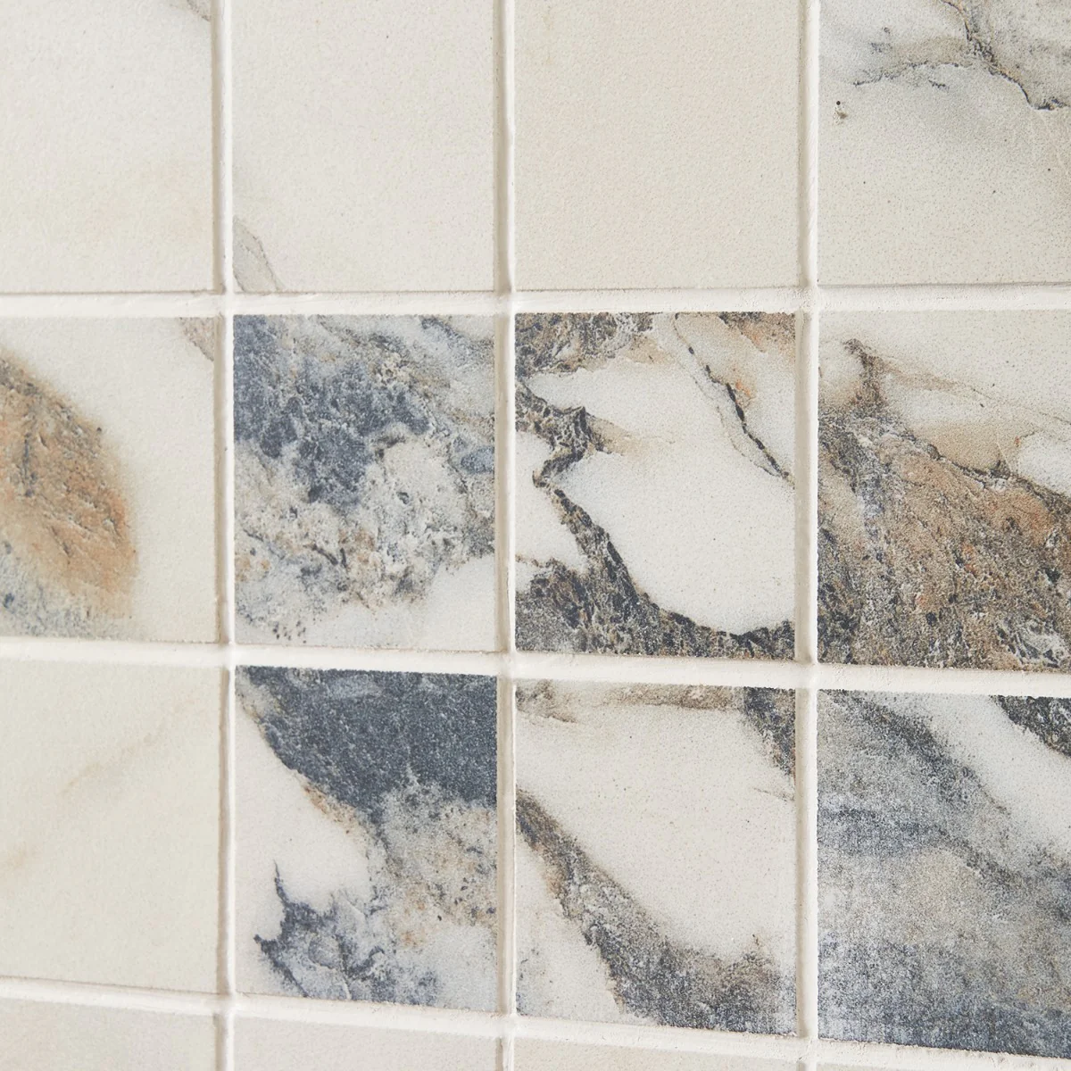 DreamStone Calacatta Rustico 2x2 Matte Porcelain Mosaic Tile - Image 6