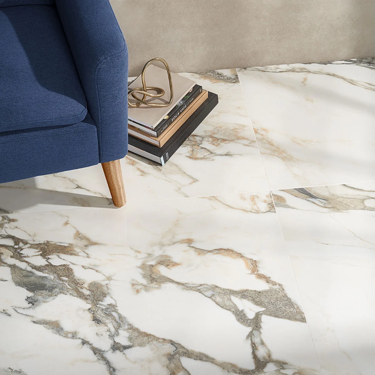 Dreamstone Calacatta Rustico Beige 24x48 Polished Porcelain Tile