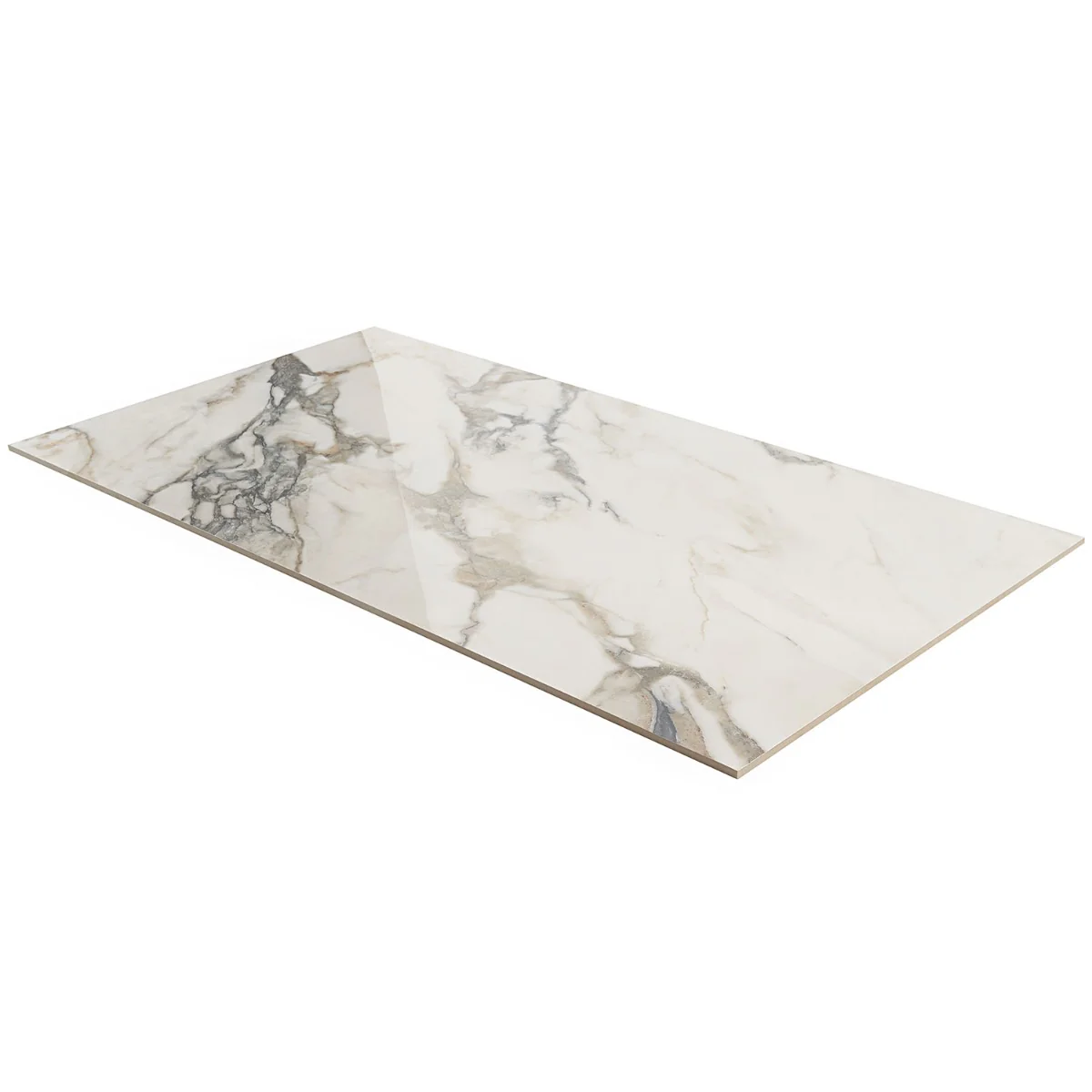 Dreamstone Calacatta Rustico Beige 24x48 Polished Porcelain Tile - Image 6