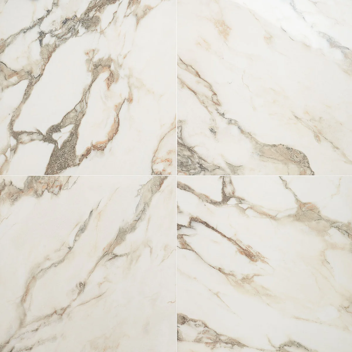 DreamStone Calacatta Rustico Polished Porcelain Tile - 24x24 - Image 3