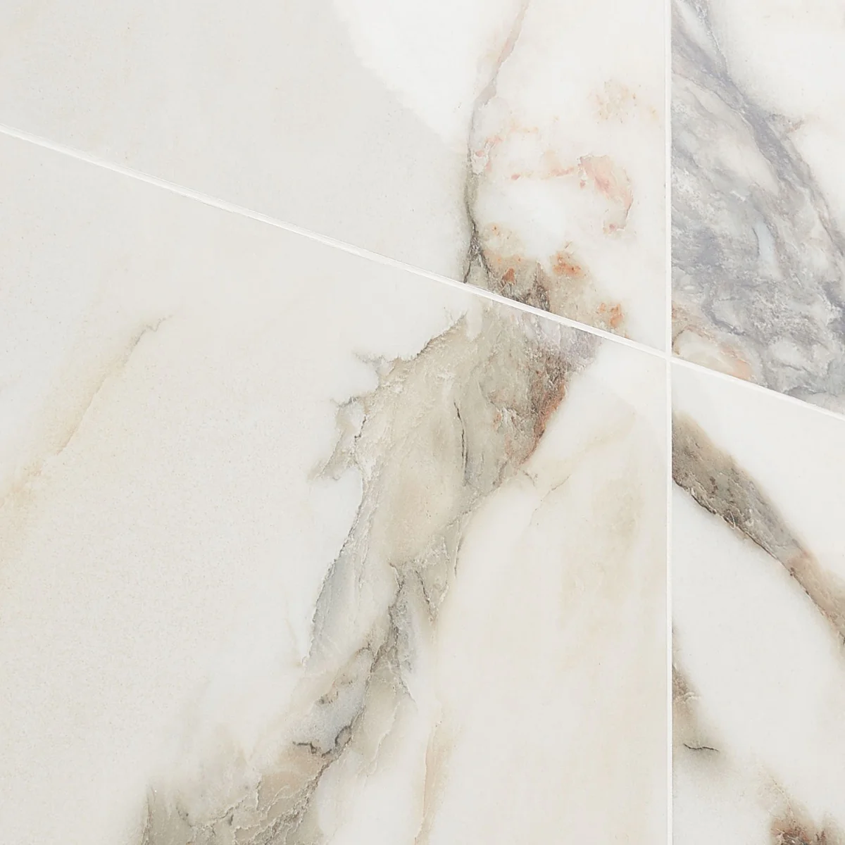 DreamStone Calacatta Rustico Polished Porcelain Tile - 24x24 - Image 4