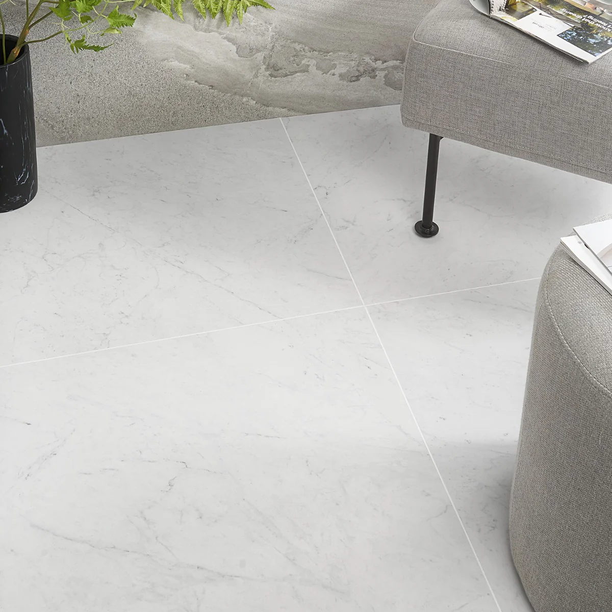 DreamStone Carrara Giola 24x24 Matte Porcelain Tile