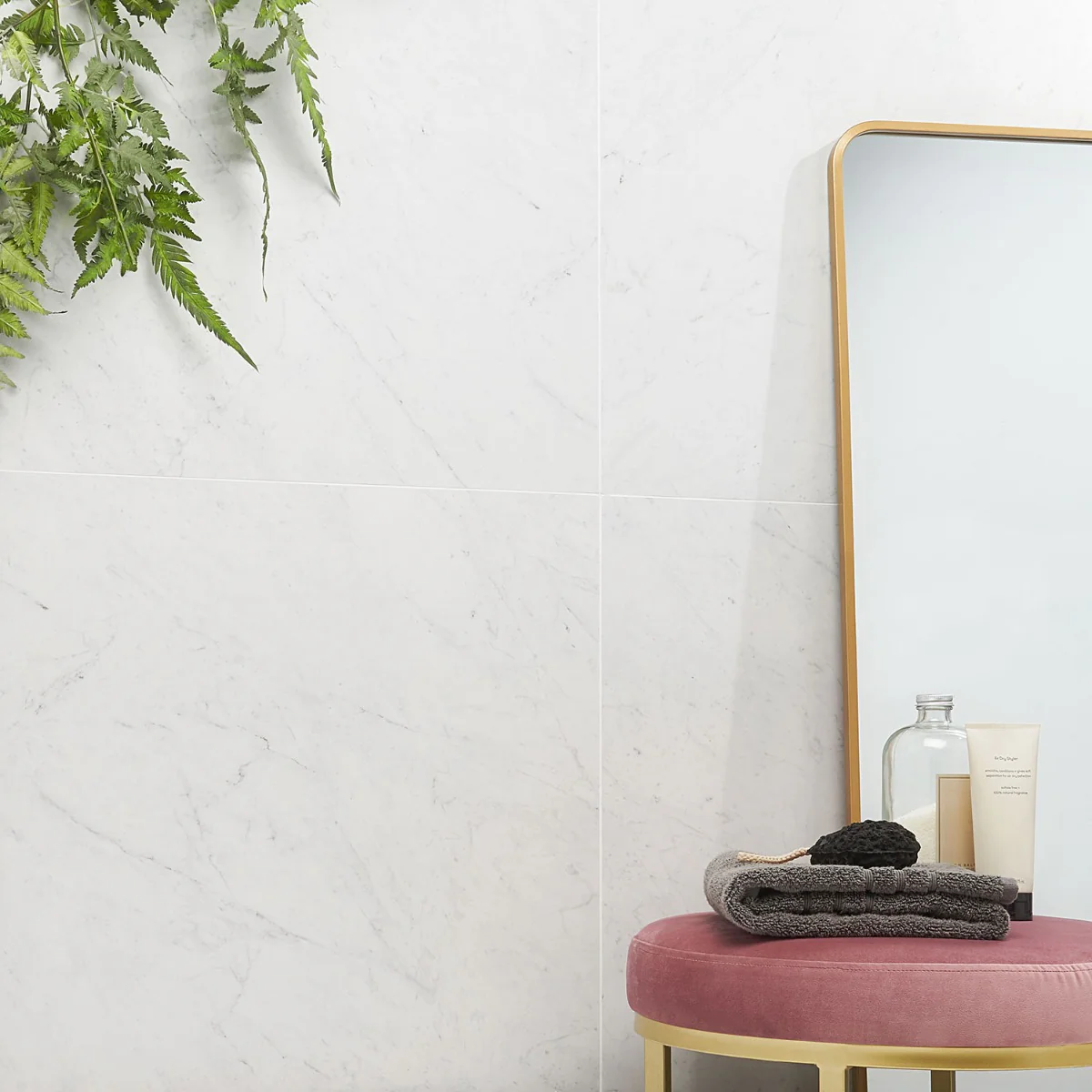 DreamStone Carrara Giola 24x24 Matte Porcelain Tile - Image 7