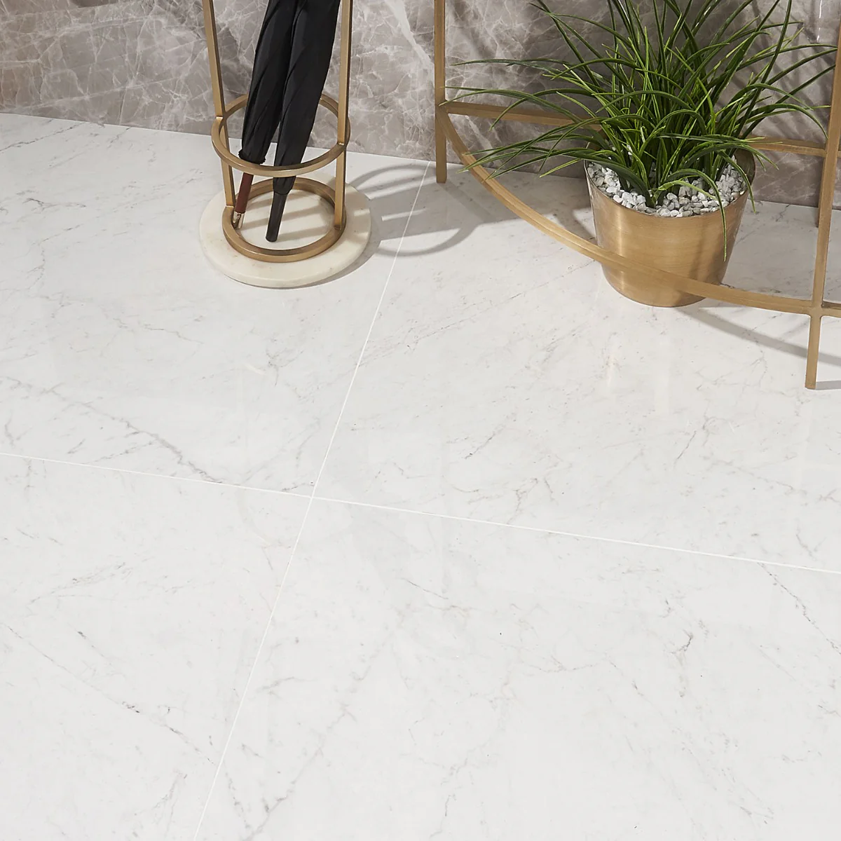 DreamStone Carrara Giola 24x24 Polished Porcelain Tile - Image 2