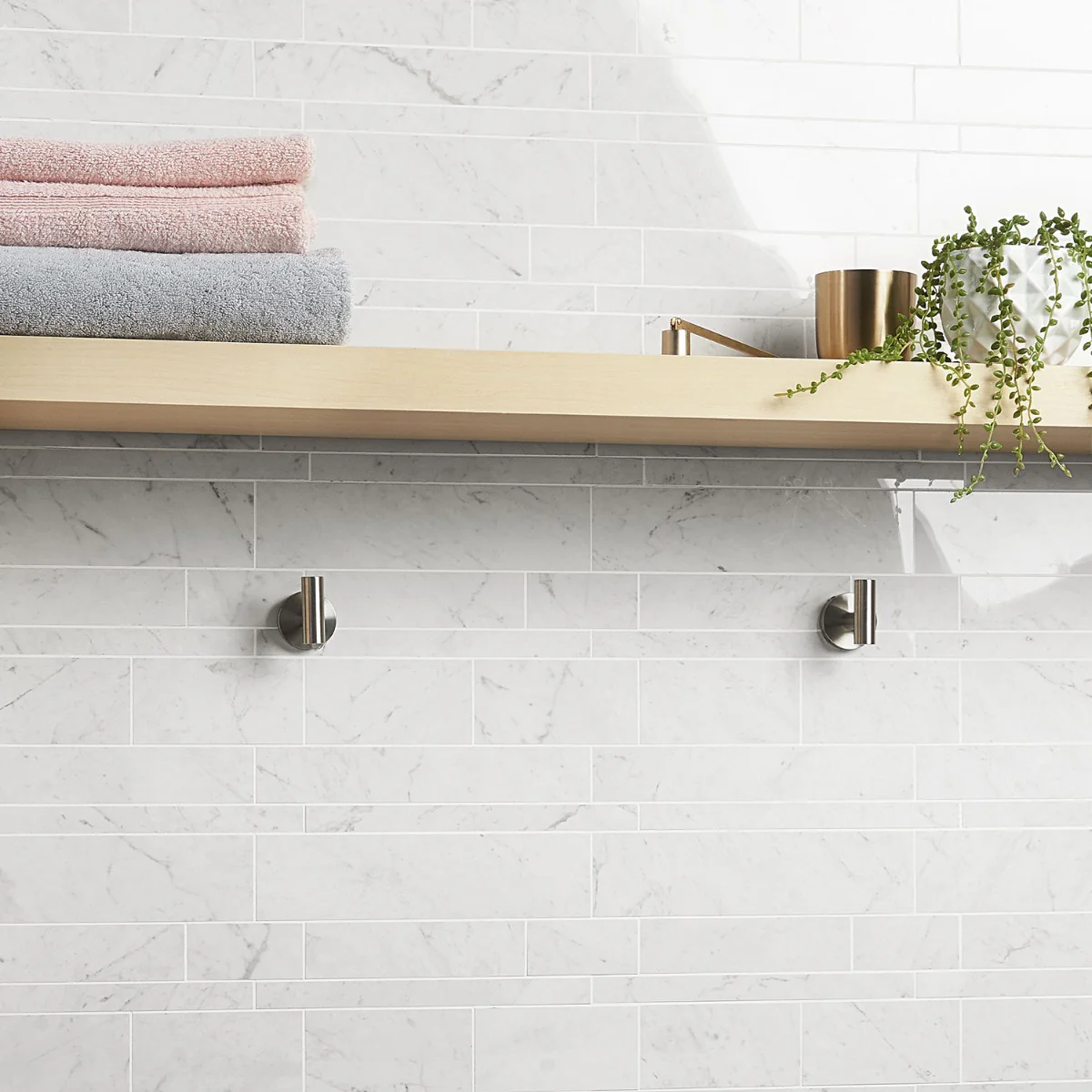 DreamStone Carrara Giola Polished Porcelain Mosaic Tile