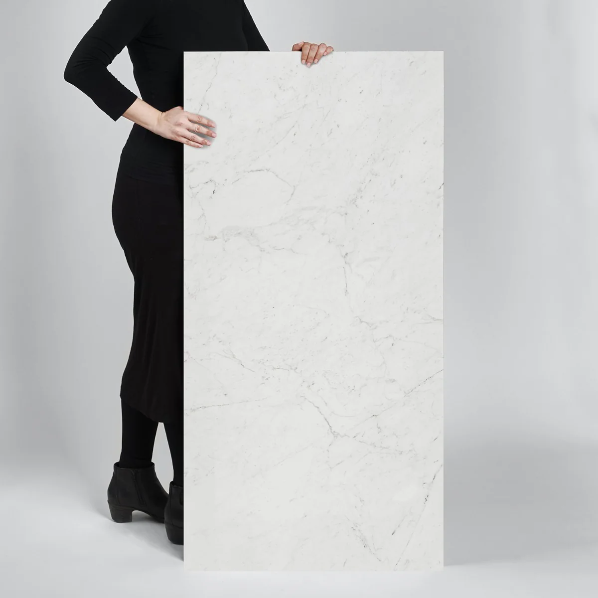 DreamStone Carrara Giola White 24x48 Polished Porcelain Tile - Image 4