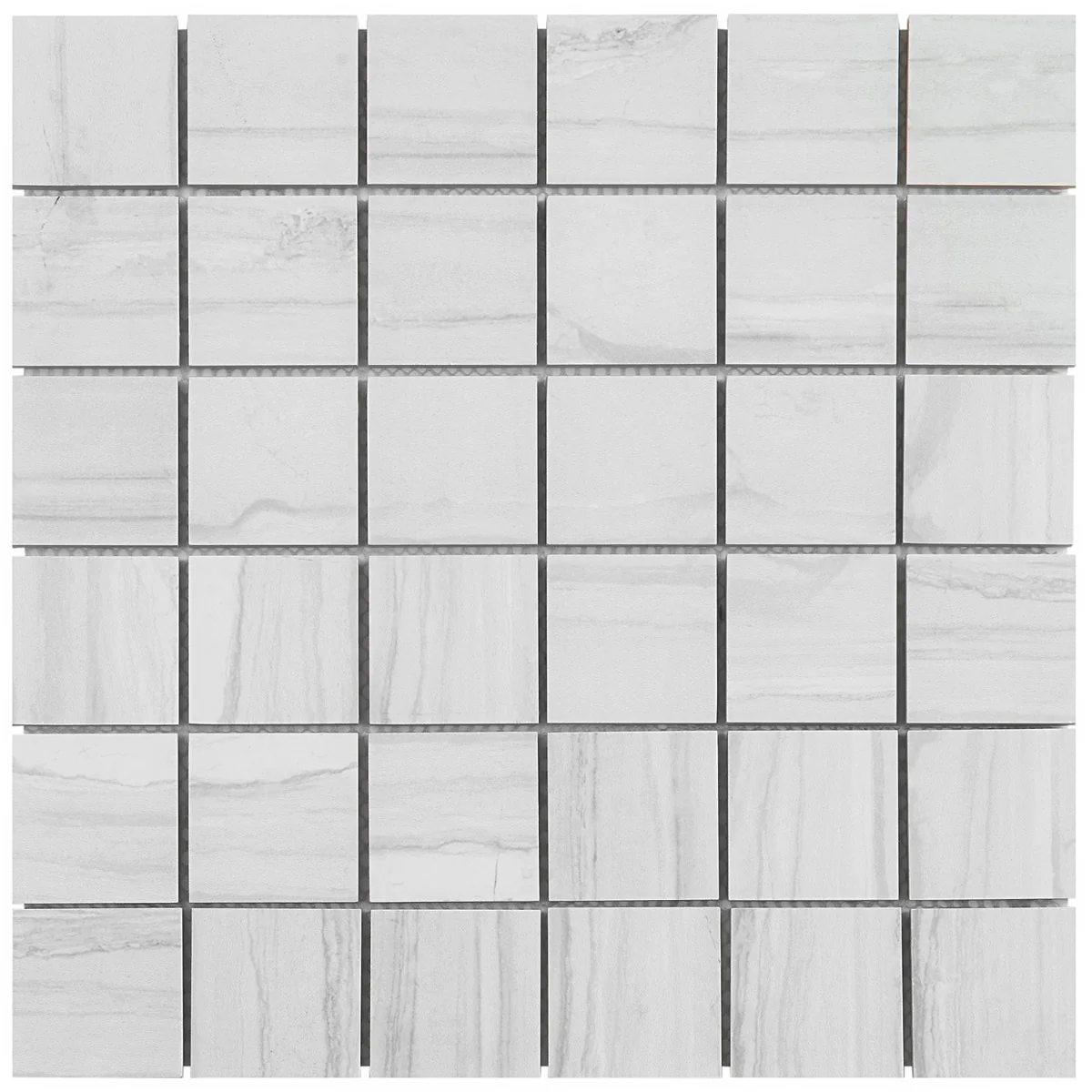 DreamStone Luminus White 2x2 Matte Porcelain Mosaic Tile - Image 3