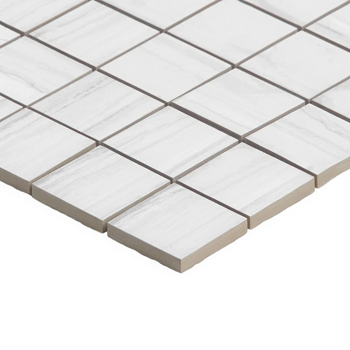 DreamStone Luminus White 2x2 Matte Porcelain Mosaic Tile - Image 5