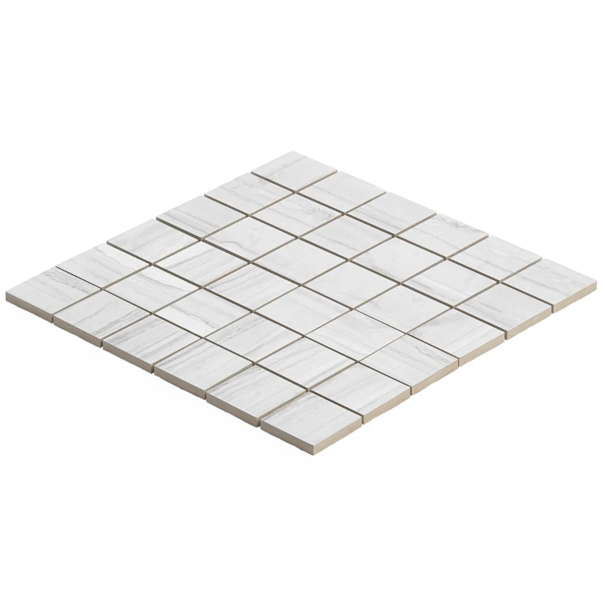DreamStone Luminus White 2x2 Matte Porcelain Mosaic Tile - Image 8