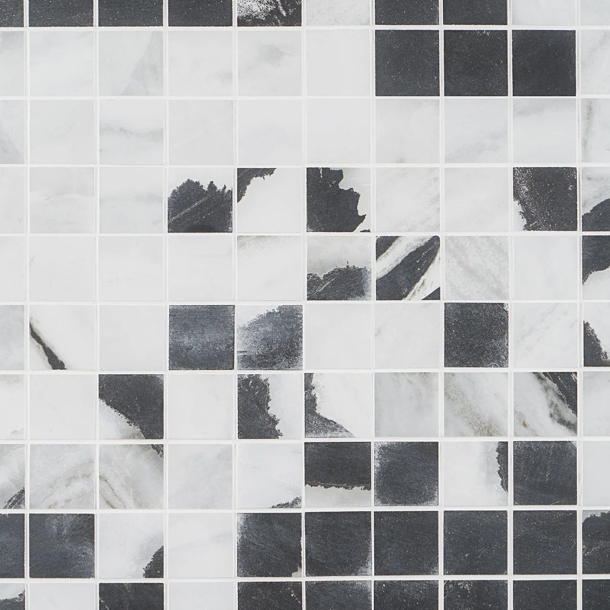 DreamStone Panda White 2x2 Matte Porcelain Mosaic Tile - Image 9