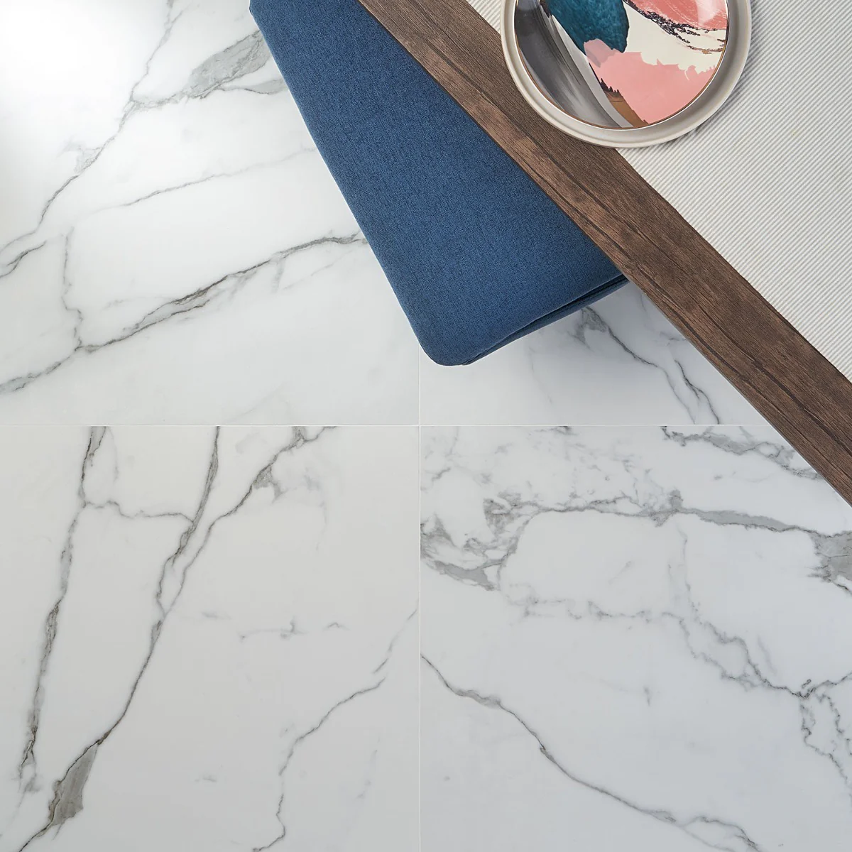 DreamStone Statuario Valley Matte Porcelain Tile 24x24 - Lux Tile