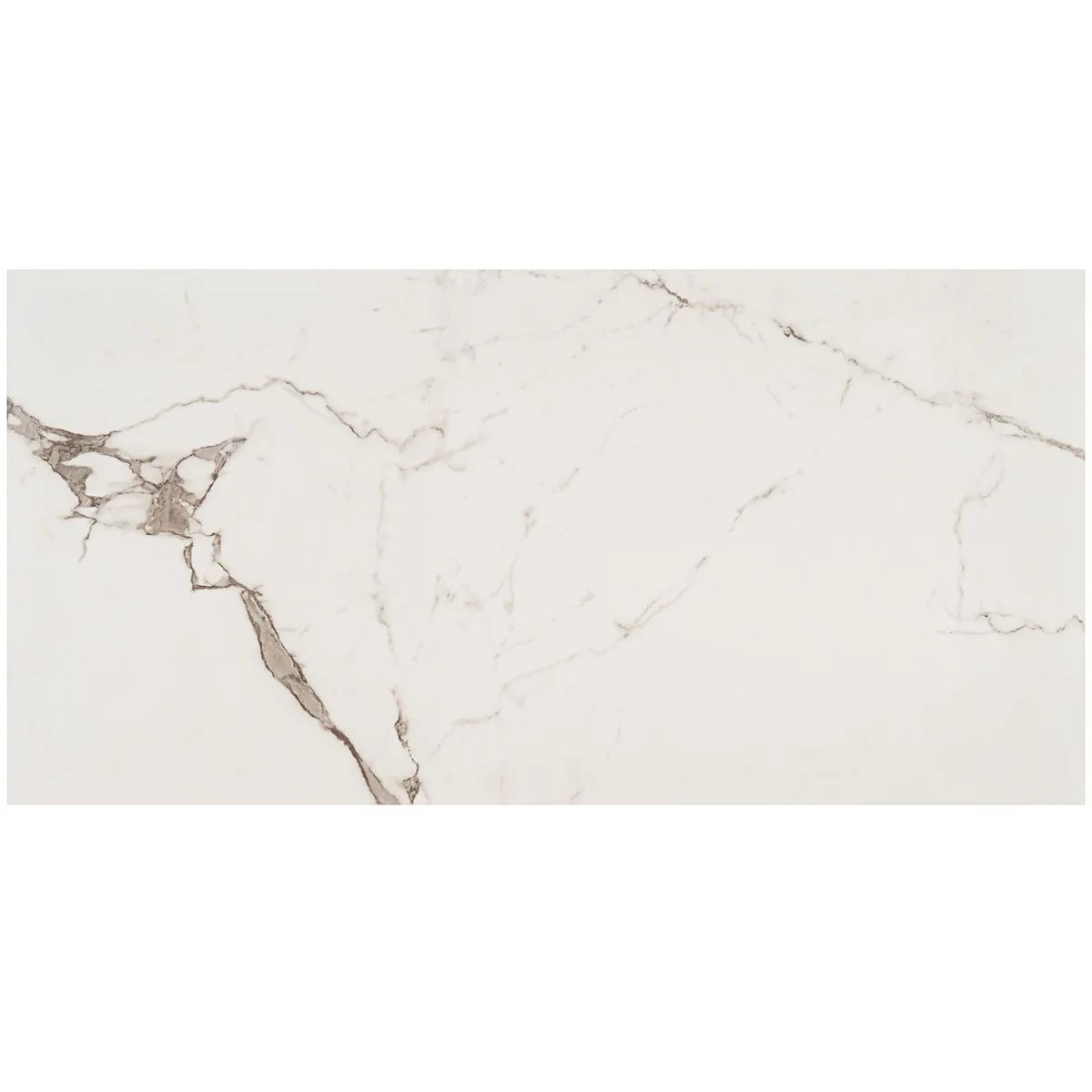DreamStone Statuario Venato White 24x48 Polished Porcelain Tile - Image 3