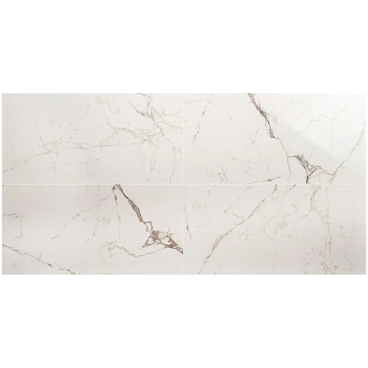 DreamStone Statuario Venato White 24x48 Polished Porcelain Tile - Image 9
